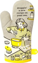 Blue Q Oven Mitt, Droppin&#39; a New Recipe on Your Ass, Super-Insulated Qui... - £13.51 GBP