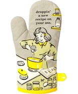 Blue Q Oven Mitt, Droppin&#39; a New Recipe on Your Ass, Super-Insulated Qui... - $313.51 MXN