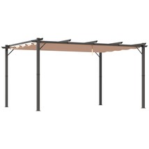 Outsunny 10x13&#39; Retractable Pergola Canopy - €354,38 EUR