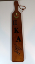 Vintage 1979-1982 Pi Kappa Alpha Indiana University Fraternity Paddle 22&quot; - £27.18 GBP