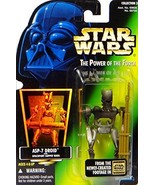Star Wars Power of the Force 2 Green Card Holosticker ASP-7 Droid - $171.16 MXN
