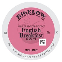 Bigelow English Breakfast Black Tea 24 to 144 Count Keurig K cups Pick Any Size  - £19.48 GBP+