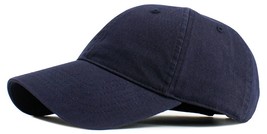 True Comfort Fit Adjustable Low Crown Cotton Baseball Cap Navy - $32.84 CAD