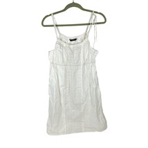 J.Crew White Eyelet Spaghetti Strap Summer Dress Sz. S - $535.15 MXN