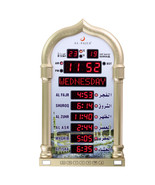 AL-FAJIA Digital Azan Athan Prayer LED Wall Clock for USA Home Office - ... - $69.99