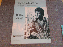 Vtg Sheet Music My Melody Of Love Bobby Vinton Pedro Music Corp 1974 - £3.12 GBP