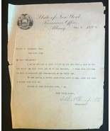 Rare Elliot Danforth 1892 Treasury Signed Document - £11.01 GBP