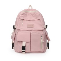 Contrast Color Cute Backpack Female Multifunction Waterproof Women Backpack Stud - £18.74 GBP