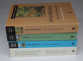 Philosophy Big Questions Lot of 4 Books - Ethics, Epistemology, Companio... - £36.62 GBP