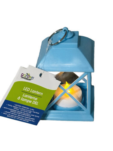 Garden Collection LED Lantern 5.2 In Flickering Yellow Blue Light. On/Of... - $9.78
