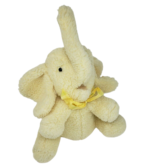 Primary image for 16" VINTAGE 1980 DAKIN PILLOW PETS CREME BABY ELEPHANT STUFFED ANIMAL PLUSH TOY