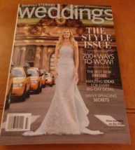 Martha Stewart Weddings # 63 The Style Issue; Dresses; Travel Issue Fall... - $16.00