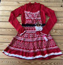 xhilaration NWT $32.99 women’s gingerbread sweater dress Size S red P5 - £10.57 GBP