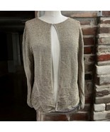Beautiful Vintage BOTTEGA VENETA Beaded 100% Cotton Cardigan Sweater Siz... - $173.24