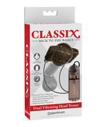 Classix Dual Vibrating Head Teaser - Blue/clear (Blue/clear) - $34.39