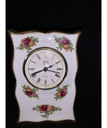 Royal Albert Old Country Roses Mantle Clock - £22.77 GBP