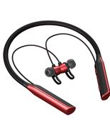 Magnetic Neckband Earphone Bluetooth Headphone Waterproof Wireless Sport... - £15.62 GBP