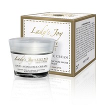 Lady&#39;s Joy Luxury 50 ml Anti-aging face cream with pure ORGANIC Rose OiI &amp; Black - $49.45
