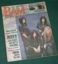 Kiss Bam Magazine Vintage 1993 Gene Simmons Ace Frehley - £23.59 GBP