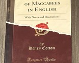 The Five Books of Maccabees in English: With Notes and Illustrations - $11.25