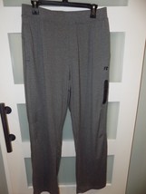 Russell Charcoal Gray W/POCKETS And Side Zip Pants Size M Men&#39;s Euc - £15.50 GBP