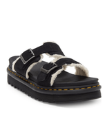 Dr. Martens Myles Faux Fur Platform Sandal (Unisex), Black, Size 13, NWT - £83.21 GBP