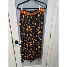 Vintage Dorothy Schoelen Fruit Print Pants Sz 14 High Rise Wide Leg Pleated - $665.26 MXN