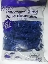 1 Bag of Blue Crinkle Cut Paper Shred for Gift Packaging Wrap Basket Fil... - £5.54 GBP