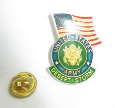 U.S. Army Desert Storm - Enamel Coated Metal Lapel Pin - £4.61 GBP