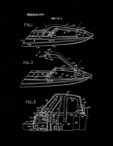 Self-righting Power-driven Aquatic Vehicle JetSki Patent Print - Black Matte - £6.25 GBP+