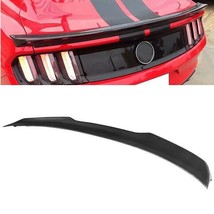 1Pcs Real Carbon Fiber Rear Trunk Spoiler Wing For 2015-2021 Ford Mustang - $125.00