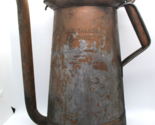 Antique Copper One Gallon Oil Can with Thumb Button - $68.31