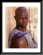 Djimon Hounsou signed &quot;Gladiator&quot; movie photo - £142.56 GBP