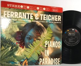 Ferrante &amp; Teicher Pianos in Paradise 1962 UAS 6230 Stereo Vinyl LP Very Good - £6.29 GBP