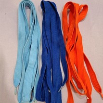 Vintage Shoe Laces 1980s 3/4 Wide Solid Color 48 Inch New Old Stock CHOO... - $3.60