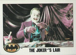 BATMAN - THE JOKER&#39;S LAIR 1989 TOPPS # 60 - $1.73