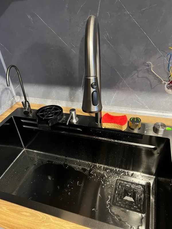 Ophiroc SXFY-ZXJ Stainless Steel Kitchen Sink Kit w/ 59A Brass Faucet - £225.68 GBP