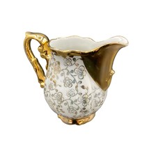 Vintage Gold Porcelain Creamer Bavaria Creamer Made in Germany 3 1/2&quot; Tall - $14.84