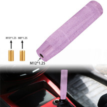 Universal 20cm Glitter Transparent Purple Manual Racing Gear Stick Shift Knob - £16.33 GBP