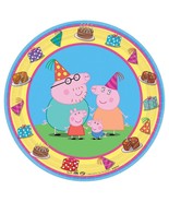 Peppa Pig Dessert Plates Birthday Party Tableware Supplies 8 Per Package... - $6.97 CAD