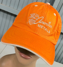 American Metals Eagle Orange Adjustable Baseball Hat Cap - $14.21