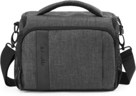 Grey Bagsmart Padded Shoulder Camera Bag With Rain Cover For, And Access... - $32.97