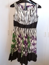 DANNY &amp; NICOLE LADIES SLEEVELESS STRETCH COTTON BLEND DRESS-10-WORN ONCE... - $8.59