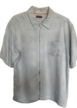 Quicksilver Shirt Mens XL Blue Button Down Short Sleeve Camp Surf Hawaiian - £17.04 GBP