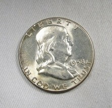 1958 Silver Franklin Half Dollar CH UNC FBL Coin AL794 - £46.43 GBP
