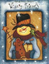 Tole Decorative Painting Wintry Friends Terrye French Snowman Book - £14.14 GBP