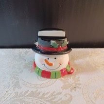 Christmas Ceramic Snowman Napkin Holder - $111.16 MXN