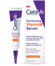 CeraVe Vitamin C Face Serum, Skin Brightening Serum with Hyaluronic Acid 1.0fl o - £50.70 GBP