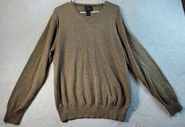 Jos. A. Bank Sweater Sweater Mens Size XL Beige 100% Cotton Long Sleeve ... - $13.99