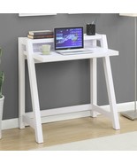 White Modern Minimalist Compact Laptop Computer Desk - $5,699.03 MXN
